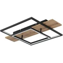 Globo Lighting Deckenleuchte   ¦ schwarz ¦ Maße (cm): B: 60 H: 10 T: 40.0