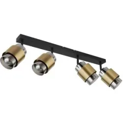 Globo Lighting Deckenleuchte   ¦ schwarz ¦ Maße (cm): B: 65 H: 12,5 T: 10.0
