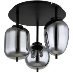Globo Lighting Pendelleuchte   ¦ schwarz ¦ Maße (cm): B: 46 H: 36 T: 46.0
