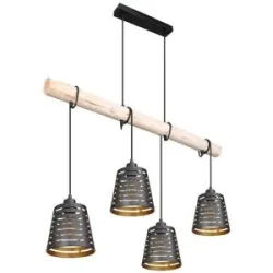Globo Lighting Pendelleuchte   ¦ schwarz ¦ Maße (cm): B: 85 H: 120 T: 17.0
