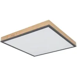 Globo Lighting Deckenleuchte   ¦ grau ¦ Maße (cm): B: 45 H: 6,5 T: 45.0