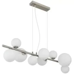 Globo Lighting Pendelleuchte  Riha ¦ silber ¦ Maße (cm): B: 87 H: 120 T: 34.5