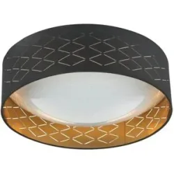 Globo Lighting Deckenleuchte   ¦ weiß ¦ Maße (cm): B: 40 H: 12 T: 40.0
