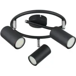 Globo Lighting Deckenstrahler   ¦ schwarz ¦ Maße (cm): H: 15  Ø: 25