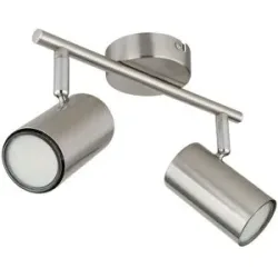 Globo Lighting Deckenstrahler   ¦ silber ¦ Maße (cm): B: 25 H: 13,5 T: 10.0