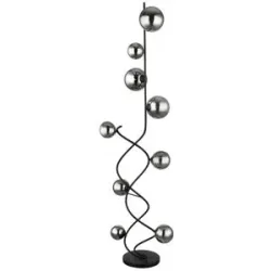 Globo Lighting Stehleuchte  Riha ¦ schwarz ¦ Maße (cm): B: 42,5 H: 162 T: 40.0
