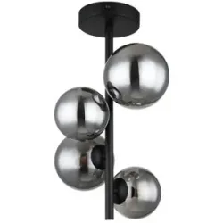 Globo Lighting Deckenleuchte  Riha ¦ schwarz ¦ Maße (cm): B: 23,5 H: 40 T: 23.5