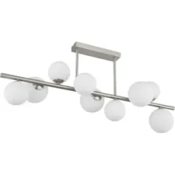 Globo Lighting Deckenleuchte  Riha ¦ silber ¦ Maße (cm): B: 87 H: 37 T: 28.0