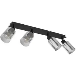 Globo Lighting Deckenstrahler   ¦ schwarz ¦ Maße (cm): B: 67 H: 21,5 T: 9.0