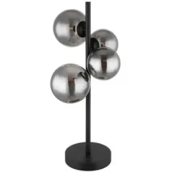 Globo Lighting Tischleuchte  Riha ¦ schwarz ¦ Maße (cm): B: 24 H: 48 T: 19.0
