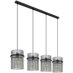 Globo Lighting Pendelleuchte   ¦ schwarz ¦ Maße (cm): B: 110 H: 140 T: 20.0