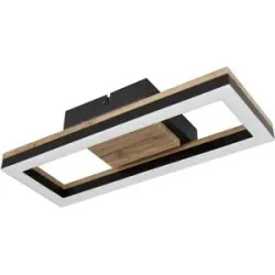 Globo Lighting Deckenleuchte   ¦ schwarz ¦ Maße (cm): B: 34,5 H: 5,8 T: 13.0