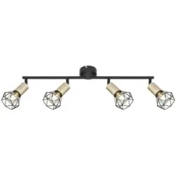 Globo Lighting Deckenstrahler   ¦ schwarz ¦ Maße (cm): B: 60 H: 20,5 T: 8.0