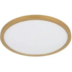 Globo Lighting Deckenleuchte   ¦ gold ¦ Maße (cm): B: 42 H: 2,5 T: 42.0