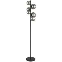 Globo Lighting Stehleuchte  Riha ¦ schwarz ¦ Maße (cm): B: 28,5 H: 155 T: 28.5