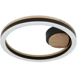 Globo Lighting Deckenleuchte   ¦ schwarz ¦ Maße (cm): B: 30 H: 5,8 T: 30.0