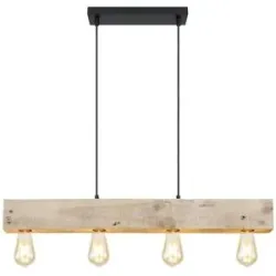 Globo Lighting Pendelleuchte   ¦ schwarz ¦ Maße (cm): B: 80 H: 120 T: 6.0