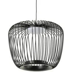 KHG Pendelleuchte   ¦ schwarz ¦ Maße (cm): H: 150  Ø: 26