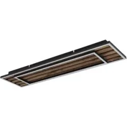 Globo Lighting Deckenleuchte   ¦ schwarz ¦ Maße (cm): B: 80 H: 6