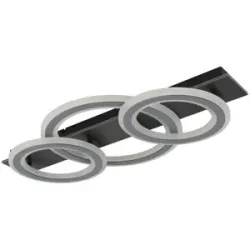 Globo Lighting Deckenleuchte   ¦ schwarz ¦ Maße (cm): B: 73 H: 7