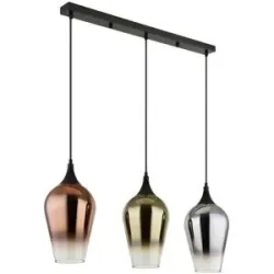 Globo Lighting Pendelleuchte   ¦ schwarz ¦ Maße (cm): B: 83 H: 120