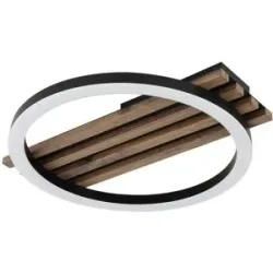 Globo Lighting Deckenleuchte   ¦ schwarz ¦ Maße (cm): B: 34 H: 6