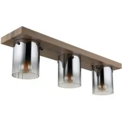 Globo Lighting Deckenleuchte   ¦ holzfarben ¦ Maße (cm): B: 71 H: 18