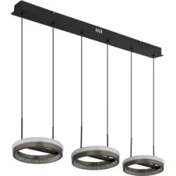 Globo Lighting Pendelleuchte   ¦ schwarz ¦ Maße (cm): B: 82 H: 150