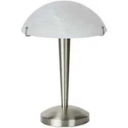 KHG LED-Tischleuchte   ¦ silber ¦ Maße (cm): H: 32  Ø: 24