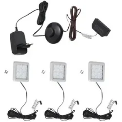 Höffner LED-Beleuchtung 3er Set  Ventos