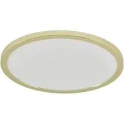 KHG LED-Deckenleuchte  messing-blank   ¦ gold ¦ Maße (cm): H: 5,5  Ø: 40