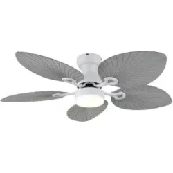 Globo Lighting Deckenventilator   ¦ weiß ¦ Maße (cm): H: 28,5  Ø: 107