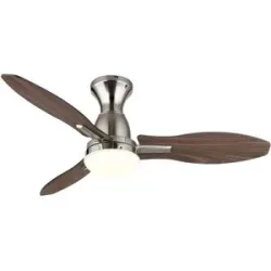Globo Lighting Deckenventilator   ¦ silber ¦ Maße (cm): H: 32,5  Ø: 107