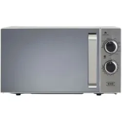 KHG Mikrowelle  MW-20.1GSS ¦ silber ¦ Kunststoff,Glas,Metall ¦ Maße (cm): B: