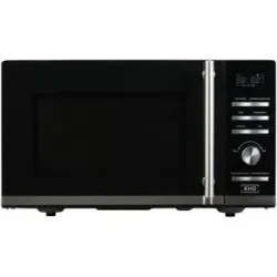 KHG Mikrowelle  MW-23.1GS ¦ schwarz ¦ Metall,Kunststoff,Glas ¦ Maße (cm): B: