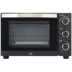 KHG Minibackofen  MBO-15S ¦ schwarz ¦ Metall,Glas,Kunststoff ¦ Maße (cm): B: