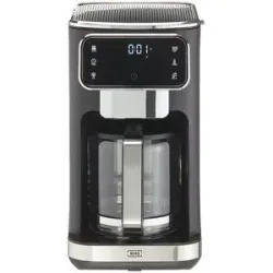 KHG Kaffeeautomat  KA-188 DMSE ¦ schwarz ¦ Metall,Glas,Kunststoff,Edelstahl ¦