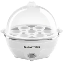 GourmetMaxx Eierkocher  13760 ¦ weiß ¦ Kunststoff,Metall ¦ Maße (cm): H: 17  Ø: