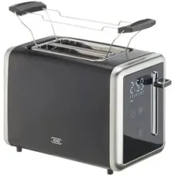 KHG Toaster  TO-900 DMSE ¦ schwarz ¦ Metall,Edelstahl,Kunststoff ¦ Maße (cm): B: