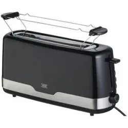 KHG Toaster  TO-875LS SE2 ¦ schwarz ¦ Edelstahl,Kunststoff,Metall lackiert ¦