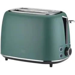 KHG Toaster  TO-930 (GR) ¦ grün ¦ Edelstahl,Metall lackiert,Kunststoff ¦ Maße