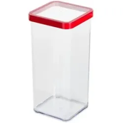 Rotho Dose quadratisch 1 5 l  Loft ¦ transparent/klar ¦ Kunststoff ¦ Maße (cm):