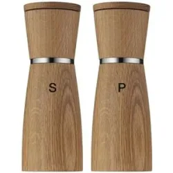 WMF Gewürzmühlen-Set  Ceramill Nature ¦ holzfarben ¦ Holz,Edelstahl,Glas ¦ Maße