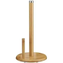KHG Küchenrollenhalter   ¦ holzfarben ¦ Bambus ¦ Maße (cm): H: 33,5  Ø: 18.5