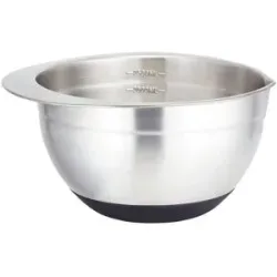 Meisterkoch Schüssel 2 5 Liter   ¦ silber ¦ Edelstahl ¦ Maße (cm): H: 12  Ø: 20
