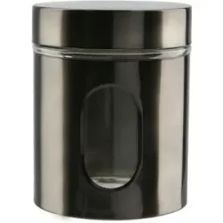 for friends Aufbewahrungsdose   ¦ grau ¦ Glas,Edelstahl ¦ Maße (cm): H: 12,5  Ø:
