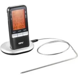 Gefu Digitales Funk-Bratenthermometer  HÄNDI ¦ schwarz ¦ Edelstahl,Kunststoff ¦