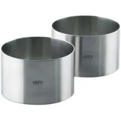 Gefu Dessert- und Vorspeisenringe  FORMA ¦ silber ¦ Edelstahl ¦ Maße (cm): B: