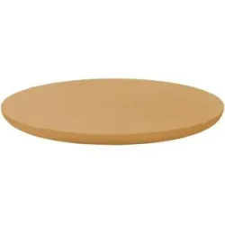 SCHÖNER WOHNEN Kollektion Tablett  Henri ¦ gelb ¦ Holz ¦ Maße (cm): H: 3  Ø: 40