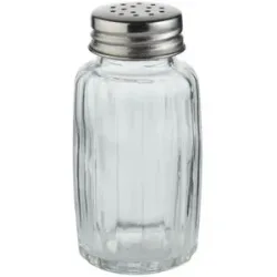 Höffner Gewürzstreuer   ¦ Glas,Edelstahl ¦ Maße (cm): H: 8  Ø: 4